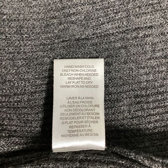 T Tahari Gray Open Front Pocket Cardigan Long Sleeve Cashmere Blend Size S - Picture 14 of 14